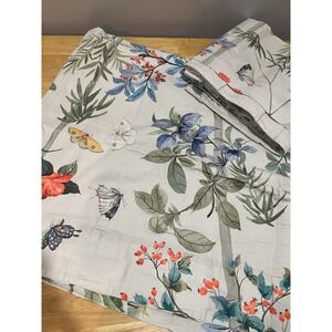 Maison d' Hermine Curtains Cotton 50x96" Canne Lt Beige Jungle Bamboo Floral